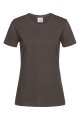 Dames T-shirt Classic-T Fitted Stedman ST2600 Dark Chocolate
